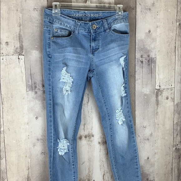 American Blue distressed jeans size 5 - Picture 4 of 10